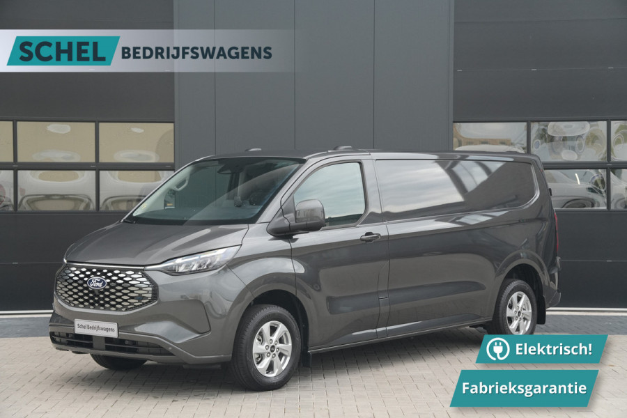 Ford E-Transit Custom 320 L2H1 Limited 71 kWh 218pk - 1+1 stoel - Stoelverwarming - Carplay - Camera - LED - Rijklaar