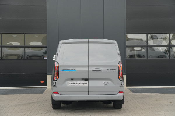 Ford E-Transit Custom 320 L2H1 Limited 71 kWh 218pk - Elek Trekhaak - LED - Carplay - Stoelverwarming - Keyless - Cruise - Rijklaar