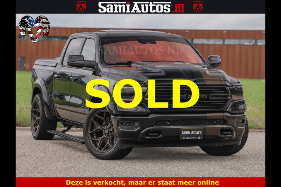Dodge Ram HULK GT | TRX PACK | 5.7 V8 HEMI | BRONZE LINE | LUCHT VERING | VITUAL | ADAPTIVE CRUISE | PANORAMADAK | MEGA DIK | Comfortabele Dubbele Cabine met Royale 5 Zitplaatsen | DC |