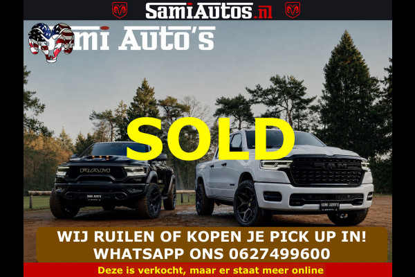 Dodge Ram HULK GT | TRX PACK | 5.7 V8 HEMI | BRONZE LINE | LUCHT VERING | VITUAL | ADAPTIVE CRUISE | PANORAMADAK | MEGA DIK | Comfortabele Dubbele Cabine met Royale 5 Zitplaatsen | DC |