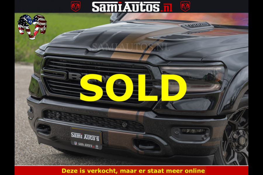 Dodge Ram HULK GT | TRX PACK | 5.7 V8 HEMI | BRONZE LINE | LUCHT VERING | VITUAL | ADAPTIVE CRUISE | PANORAMADAK | MEGA DIK | Comfortabele Dubbele Cabine met Royale 5 Zitplaatsen | DC |