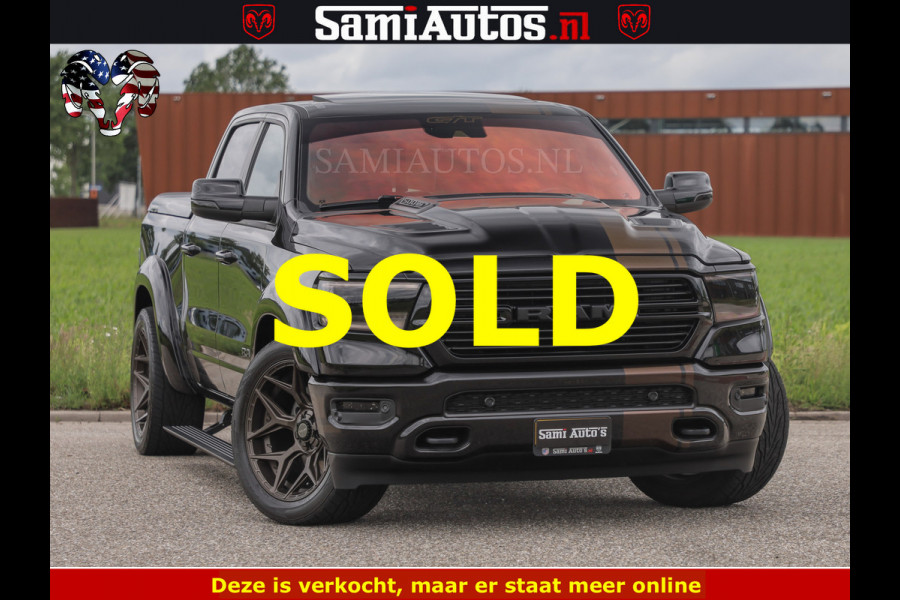 Dodge Ram HULK GT | TRX PACK | 5.7 V8 HEMI | BRONZE LINE | LUCHT VERING | VITUAL | ADAPTIVE CRUISE | PANORAMADAK | MEGA DIK | Comfortabele Dubbele Cabine met Royale 5 Zitplaatsen | DC |
