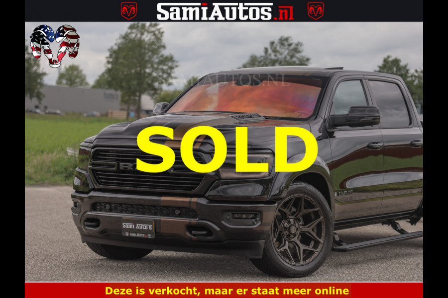 Dodge Ram HULK GT | TRX PACK | 5.7 V8 HEMI | BRONZE LINE | LUCHT VERING | VITUAL | ADAPTIVE CRUISE | PANORAMADAK | MEGA DIK | Comfortabele Dubbele Cabine met Royale 5 Zitplaatsen | DC |