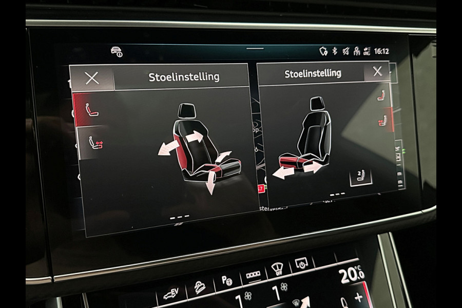 Audi Q8 60e 490pk Full Options! RS Massage Seats | 4WS | OLED | Laser | Ventilatie | Valcona Leder+ Pakket | B&O Sound | 23'' | Alcantara hemel | Head-Up | Soft-Close | Panodak | 2x Memory | Trekhaak | Keyless-Entry | Luchtvering | | Nieuw | Fabrieksgarantie.