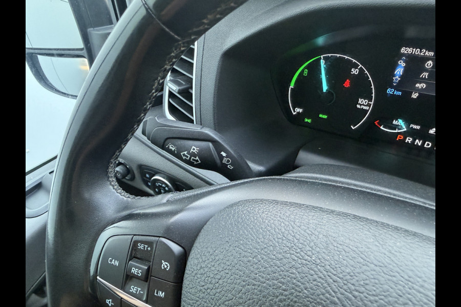 Ford E-Transit 68kWh 184PK L4H3 317km WLTP 95.3% (SOH) BEV Snelladen Carplay Climate control Cruise control Navigatie 360° Camera Stoelverwarming Parkeersensoren v+a