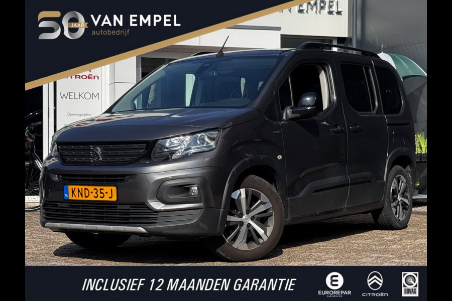 Peugeot Rifter 1.2 Puretech GT-Line | Trekhaak | 5-Persoons | Keyless | Climate Control | Parkeersensoren | Navigatie |
