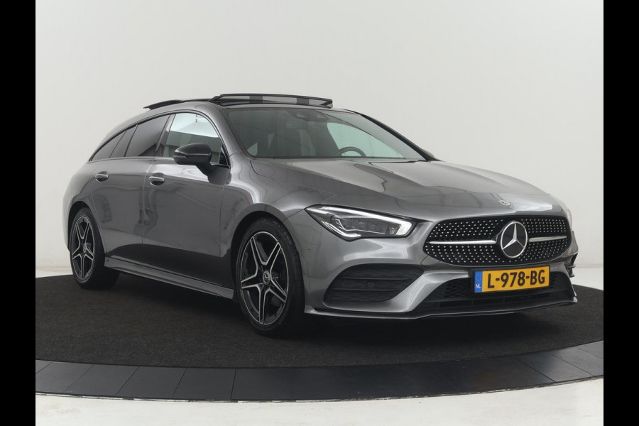 Mercedes-Benz CLA-Klasse Shooting Brake 180 Business Solution AMG | Panoramadak | Stoelverwarming | Memory | Sfeerverlichting | Matrix LED | Leder/Alcantara | Side Assist | Widescreen | Navigatie | Camera | Climate control