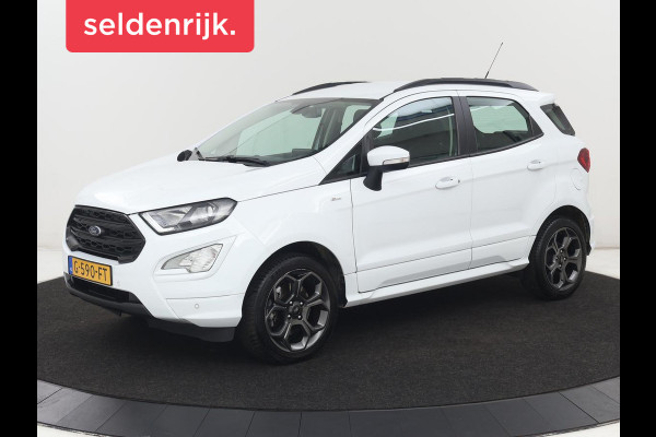 Ford EcoSport 1.0 EcoBoost ST-Line | Trekhaak | Half leder | Carplay | Navigatie | Camera | Dodehoek detectie | Climate control | Bluetooth | Cruise control | 17'' | Parkeerhulp