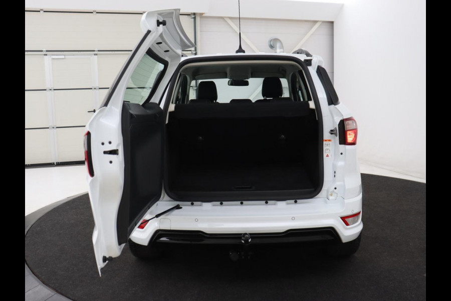 Ford EcoSport 1.0 EcoBoost ST-Line | Trekhaak | Half leder | Carplay | Navigatie | Camera | Dodehoek detectie | Climate control | Bluetooth | Cruise control | 17'' | Parkeerhulp