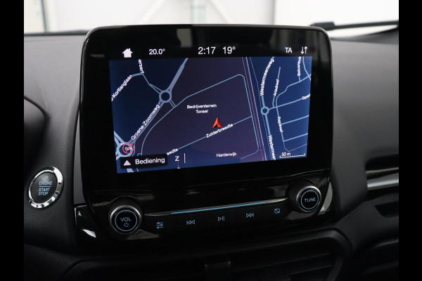 Ford EcoSport 1.0 EcoBoost ST-Line | Trekhaak | Half leder | Carplay | Navigatie | Camera | Dodehoek detectie | Climate control | Bluetooth | Cruise control | 17'' | Parkeerhulp