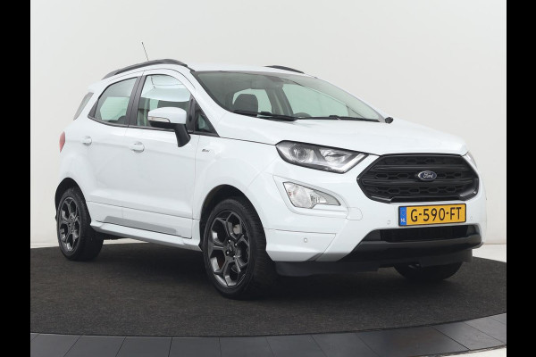 Ford EcoSport 1.0 EcoBoost ST-Line | Trekhaak | Half leder | Carplay | Navigatie | Camera | Dodehoek detectie | Climate control | Bluetooth | Cruise control | 17'' | Parkeerhulp