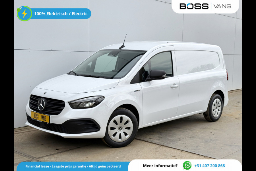 Mercedes-Benz eCitan 112 Pro 51 kWh L2 284 WLTP 98,3% (SOH) Trekhaak 75kW Snelladen MBUX Apple Carplay Cruise Control Stoelverwarming Stuurverwarming Laadkabel