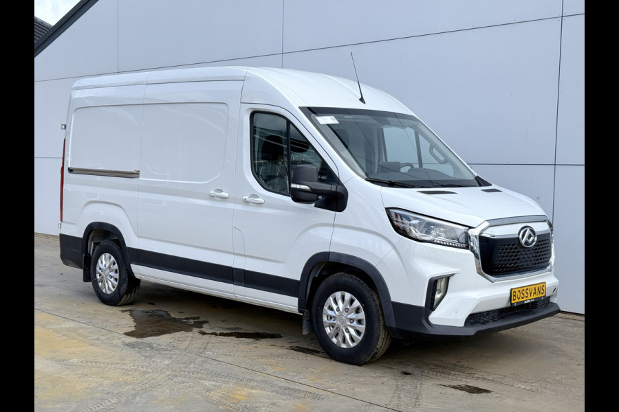 Maxus eDeliver 9 52kWh 204PK Elektrisch L2H2 256km Stad WLTP Snelladen LED Carplay Cruise control Camera Airco Parkeersensoren v+a