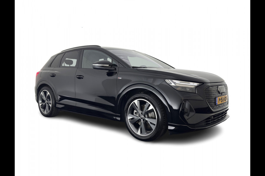 Audi Q4 e-tron 40 Launch edition S Competition 77 kWh [3-Fase-11kW] {SoH-89%} (INCL-BTW) (INCL.BTW) *HEAT-PUMP | HEAD-UP | LEATHER | MATRIX-LED | SONOS-SOUND | ADAPTIVE-CRUISE | HEATED-SPORTSEATS | AMBIENT-LIGHT | DIGI-COCKPIT | CAMERA | KEYLESS | DAB+ | TOWBAR | 20''ALU*