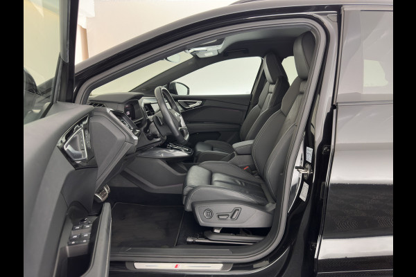 Audi Q4 e-tron 40 Launch edition S Competition 77 kWh [3-Fase-11kW] {SoH-89%} (INCL-BTW) (INCL.BTW) *HEAT-PUMP | HEAD-UP | LEATHER | MATRIX-LED | SONOS-SOUND | ADAPTIVE-CRUISE | HEATED-SPORTSEATS | AMBIENT-LIGHT | DIGI-COCKPIT | CAMERA | KEYLESS | DAB+ | TOWBAR | 20''ALU*