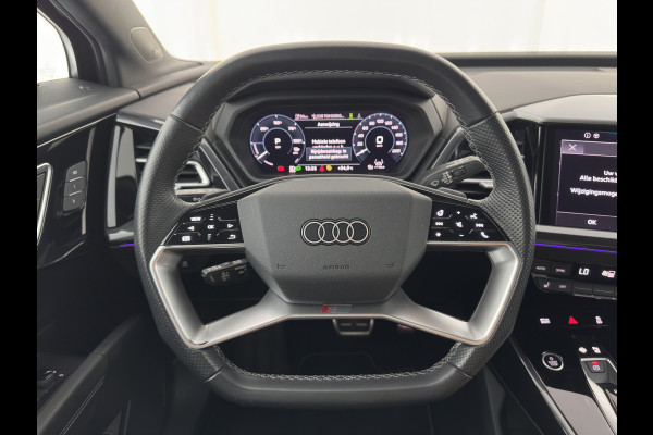 Audi Q4 e-tron 40 Launch edition S Competition 77 kWh [3-Fase-11kW] {SoH-89%} (INCL-BTW) (INCL.BTW) *HEAT-PUMP | HEAD-UP | LEATHER | MATRIX-LED | SONOS-SOUND | ADAPTIVE-CRUISE | HEATED-SPORTSEATS | AMBIENT-LIGHT | DIGI-COCKPIT | CAMERA | KEYLESS | DAB+ | TOWBAR | 20''ALU*
