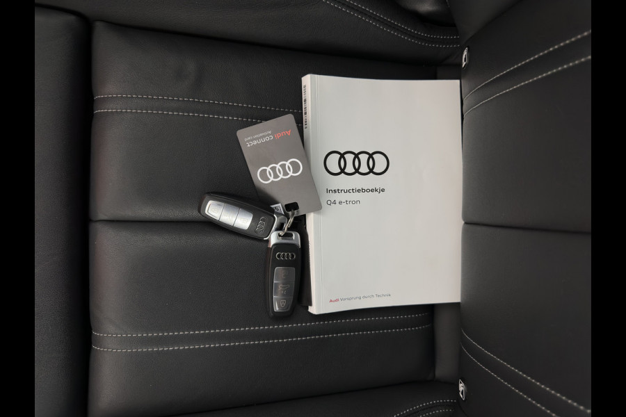 Audi Q4 e-tron 40 Launch edition S Competition 77 kWh [3-Fase-11kW] {SoH-89%} (INCL-BTW) (INCL.BTW) *HEAT-PUMP | HEAD-UP | LEATHER | MATRIX-LED | SONOS-SOUND | ADAPTIVE-CRUISE | HEATED-SPORTSEATS | AMBIENT-LIGHT | DIGI-COCKPIT | CAMERA | KEYLESS | DAB+ | TOWBAR | 20''ALU*