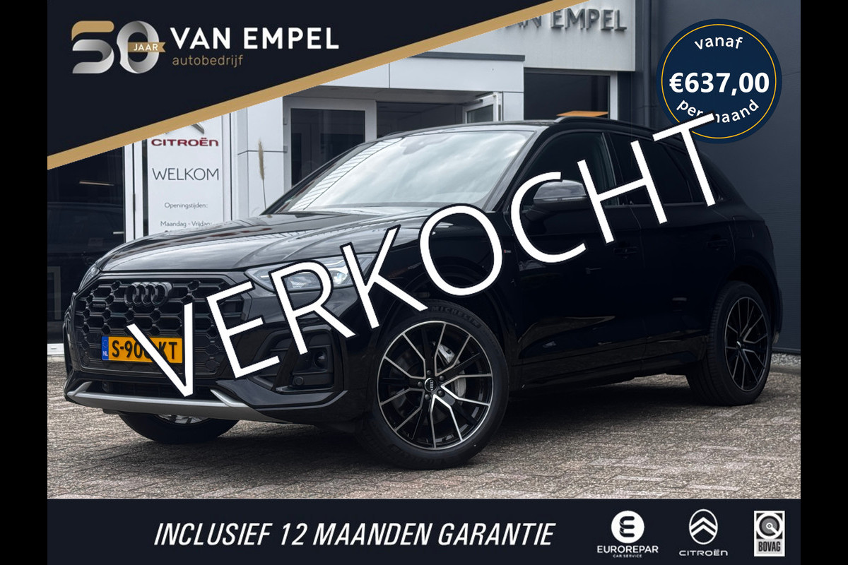 Audi Q5 55 TFSI e S edition Competition 367 PK | 2x S-Line | 98,3 % SOH | Elek. Stoelen | Stoelverwarming | Adaptive Cruise |