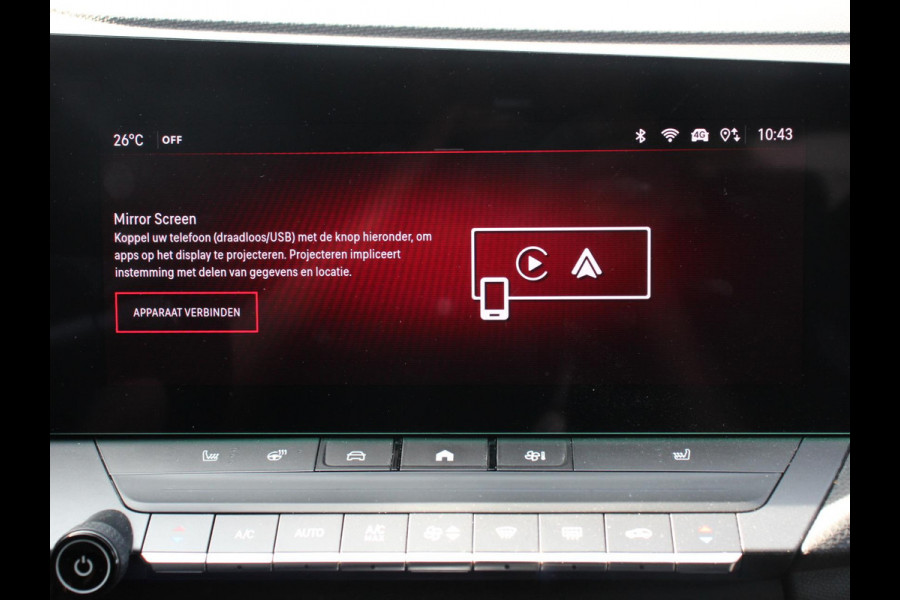 Opel Astra 1.2 Automaat GS Line Climate control Adaptive cruise control LED Voorstoelen verwarmd Stuurwiel verwarmd Achteruitrij camera 360* Sfeer verlichting Apple carplay/ Android auto
