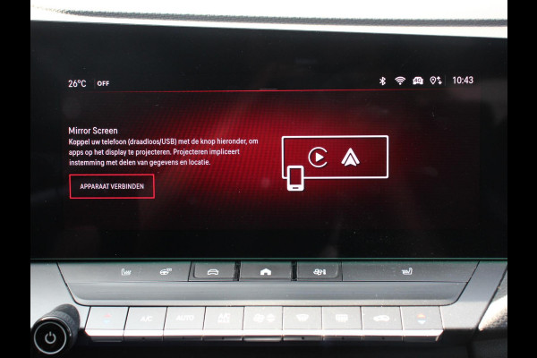 Opel Astra 1.2 Automaat GS Line Climate control Adaptive cruise control LED Voorstoelen verwarmd Stuurwiel verwarmd Achteruitrij camera 360* Sfeer verlichting Apple carplay/ Android auto