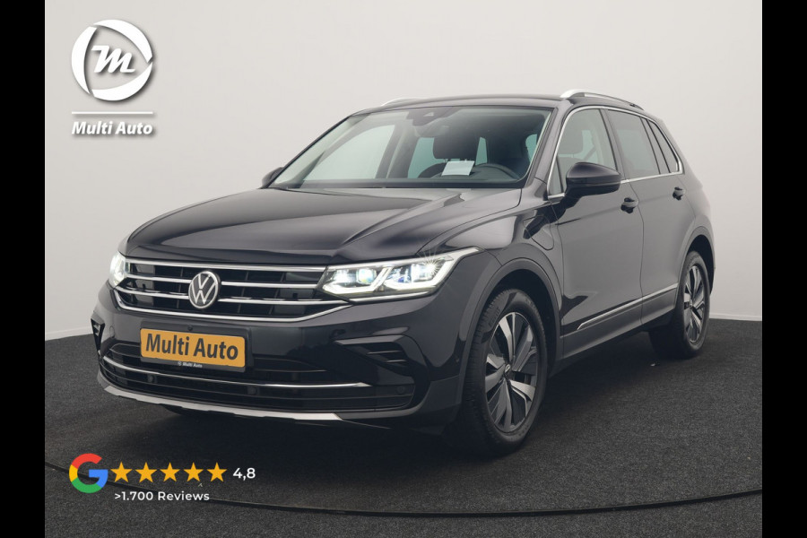 Volkswagen Tiguan 1.4 TSI eHybrid Elegance PHEV SOH 96.9% 245pk Dealer O.H | Adaptive Cruise | 360 Camera | Head Up | Stoelverwarming | IQ Light | Stuurverwarming | Apple Carplay | Travel Assist | Navigatie | Virtual | DAB | 18"L.M | Plug In Hybrid |