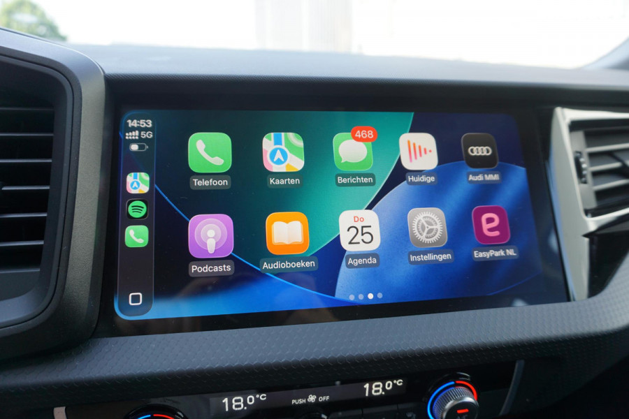 Audi A1 Sportback 25 TFSI Pro Line/Carplay/Virtual/Climate control/ Cruise control.