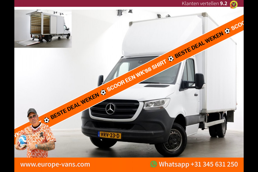 Mercedes-Benz Sprinter 515 CDI 150pk 9G Automaat Bakwagen met laadklep en zijdeur H235cm 12-2022