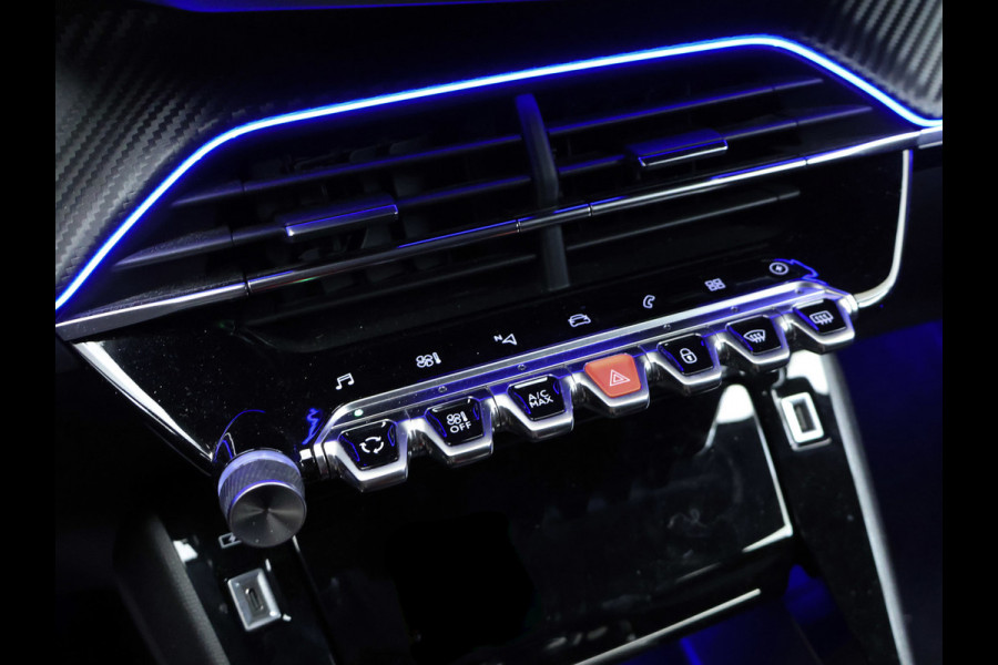 Peugeot e-208 EV Allure 50 kWh Sport (APPLE CARPLAY,NAVI,CAMERA,SFEERVERLICHTING,LED,CLIMATE,CRUISE,GETINT,SPORTSTOELEN,LM VELGEN)
