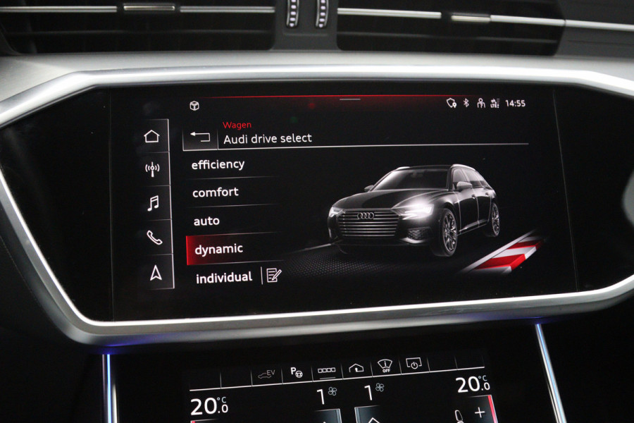 Audi A6 Avant 55 TFSI e quattro Competition, Leder, Trekhaak, 360 Camera, Adap. Cruise Control, Gekoelde Stoelen