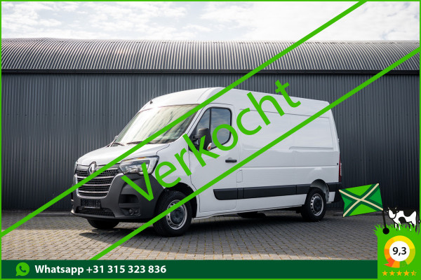 Renault Master **Bleu DCI 135PK | L2H2 | Nieuw | Navi | 3-Zits | LED | Cruise | Airco**