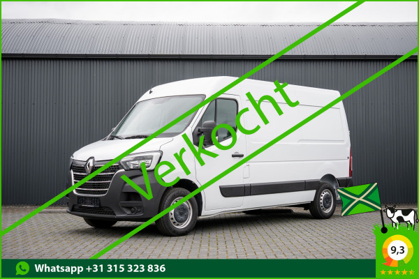 Renault Master **Bleu DCI 135PK | L2H2 | Nieuw | Navi | 3-Zits | LED | Cruise | Airco**