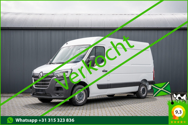 Renault Master Bleu DCI 135PK | L2H2 | Nieuw | Navi | 3-Zits | LED | Cruise | Airco