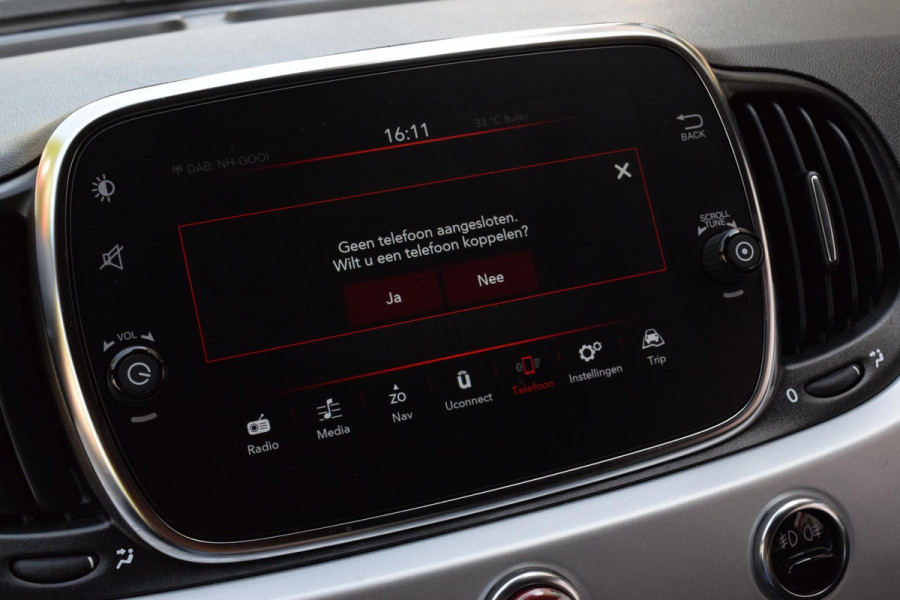 Fiat 500C 1.0 Hybrid Hey Google|Sport|Carplay|