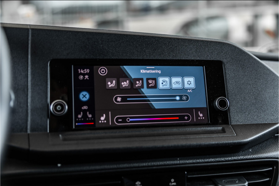 Volkswagen Caddy Cargo Maxi 2.0 TDI DSG | L+R Schuifdeur | Camera | CarPlay | Trekhaak | LED Koplampen | Stoelverwarming | MF Stuur | Betimmering | Nieuwe APK