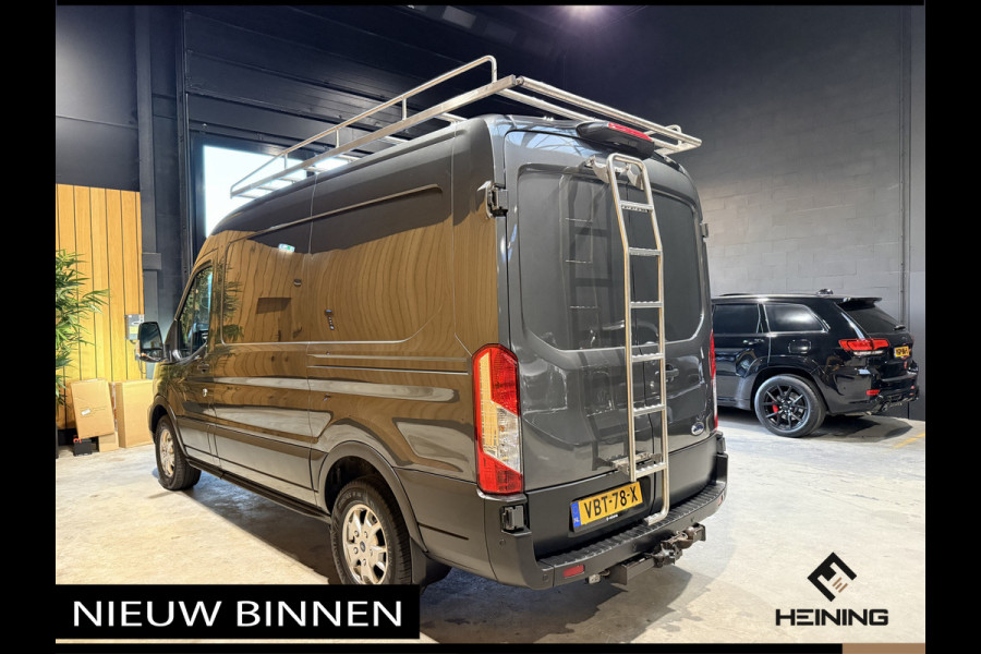 Ford Transit 350 2.0 TDCI L2H2 Limited. 185 PK Automaat. Nav. Apple-carplay. camera. bi-xenon. trekhaak. 1 eigenaar.