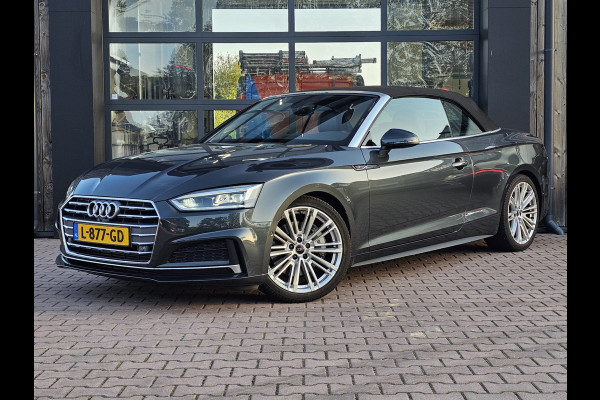 Audi A5 Cabriolet 2.0 TFSI MHEV 252PK Sport Pro Line | Automaat | Trekhaak | Leder | Stoelverwarming & ventilatie | Elek. stoelen | PDC | Camera | All-seasons |