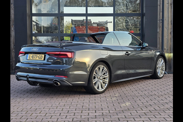 Audi A5 Cabriolet 2.0 TFSI MHEV 252PK Sport Pro Line | Automaat | Trekhaak | Leder | Stoelverwarming & ventilatie | Elek. stoelen | PDC | Camera | All-seasons |