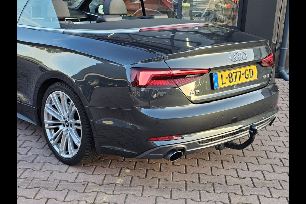 Audi A5 Cabriolet 2.0 TFSI MHEV 252PK Sport Pro Line | Automaat | Trekhaak | Leder | Stoelverwarming & ventilatie | Elek. stoelen | PDC | Camera | All-seasons |