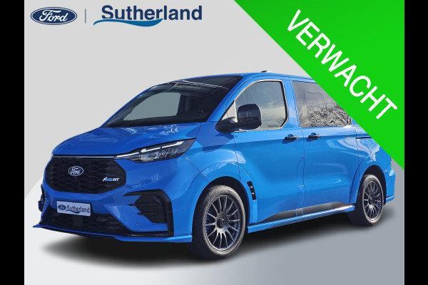 Ford Transit Custom 320 2.5 PHEV L1H1 MS-RT DC Trekhaak! | Dubbele Cabine | Dubbele zijschuifdeur | Keyless entry | Lederen sportstoelen | Elektrische zijschuifdeur | Virtual cockpit | Fabrieksgarantie tm. 16-04-2029