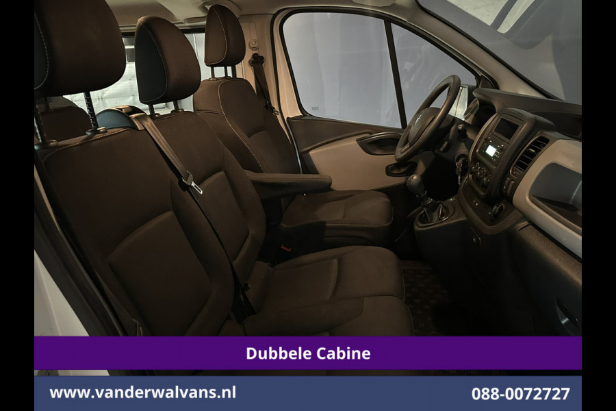 Renault Trafic 1.6 dCi L2H1 Dubbele Cabine Euro6 Airco | 6-Zits | Cruisecontrol | Imperiaal Trekhaak, Parkeersensoren