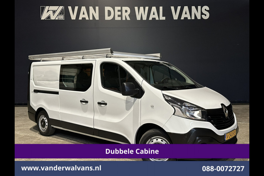 Renault Trafic 1.6 dCi L2H1 Dubbele Cabine Euro6 Airco | 6-Zits | Cruisecontrol | Imperiaal Trekhaak, Parkeersensoren