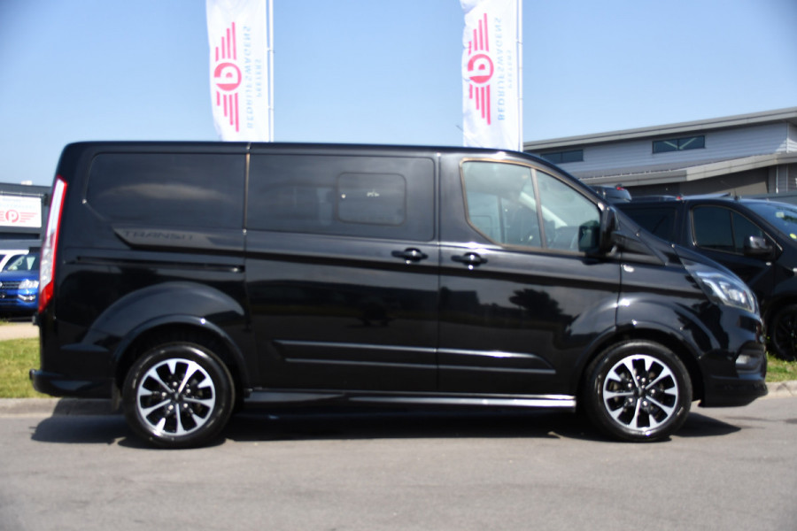 Ford Transit Custom 310 2.0 TDCI L1H1 Sport DC Camera, Cruise, Carplay, 170pk, LED, 2 x Schuifdeur, Trekhaak, Leder, Stoelverwarming,