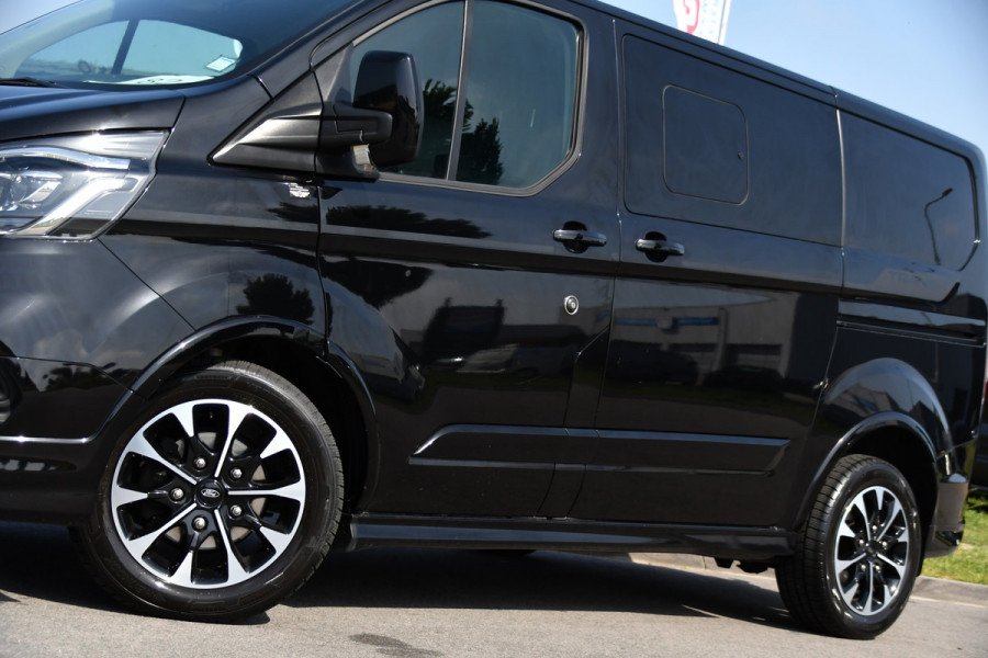 Ford Transit Custom 310 2.0 TDCI L1H1 Sport DC Camera, Cruise, Carplay, 170pk, LED, 2 x Schuifdeur, Trekhaak, Leder, Stoelverwarming,