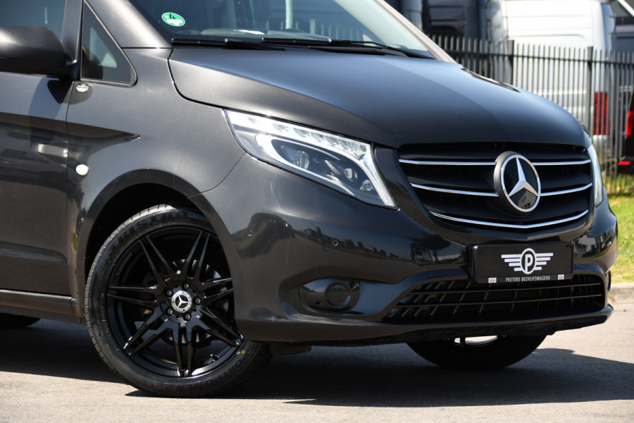 Mercedes-Benz Vito 116 CDI L2 PB Edition Camera, Adaptieve Cruise, Carplay, LED, 164pk, Automaat, Stoelverwarming, Leder, Trekhaak, Uniek!