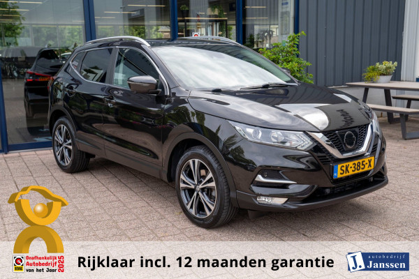 Nissan QASHQAI 1.2 N-Connecta|Prijs rijklaar incl. 12 mnd garantie| Automaat Panodak Trekhaak 360 Camera Navi
