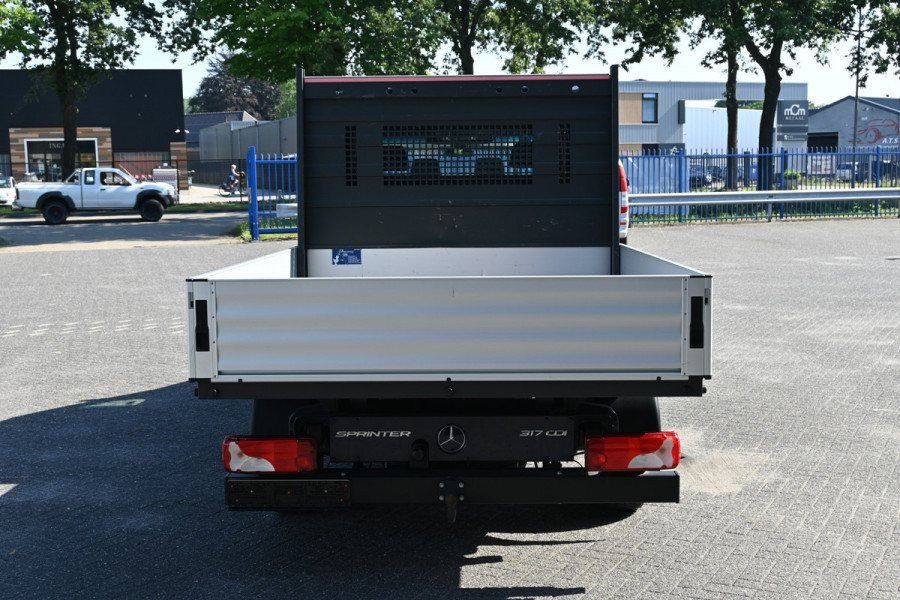 Mercedes-Benz Sprinter 317 CDI L2 RWD DC Open Laadbak 3500 kg Trekhaak, MBUX 10.25, Standkachel, Etc.