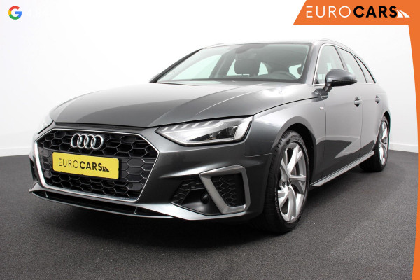 Audi A4 Avant 40 TFSI 204 pk S-tronic S Line Plus Navigatie Adaptive Cruise Control Parkeersensoren Lane Assist Elektrische achterklep Stoelverwarming Ledverlichting Virtual Cockpit Climatronic