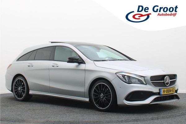 Mercedes-Benz CLA-Klasse Shooting Brake 250 Prestige AMG Panoramadak, Camera, LED, Navigatie, Trekhaak, PDC, 18"