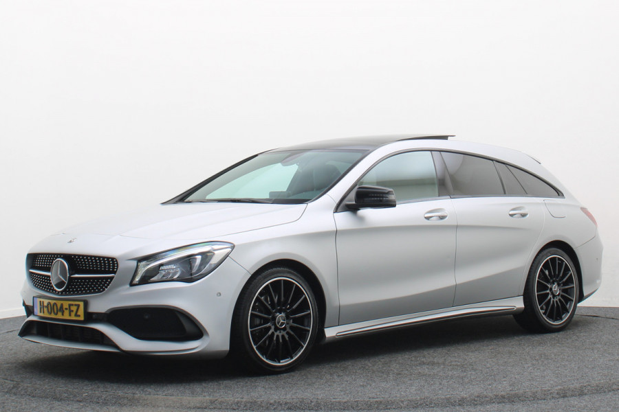 Mercedes-Benz CLA-Klasse Shooting Brake 250 Prestige AMG Panoramadak, Camera, LED, Navigatie, Trekhaak, PDC, 18"