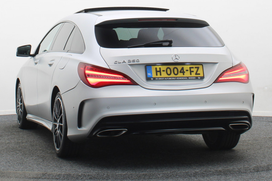 Mercedes-Benz CLA-Klasse Shooting Brake 250 Prestige AMG Panoramadak, Camera, LED, Navigatie, Trekhaak, PDC, 18"